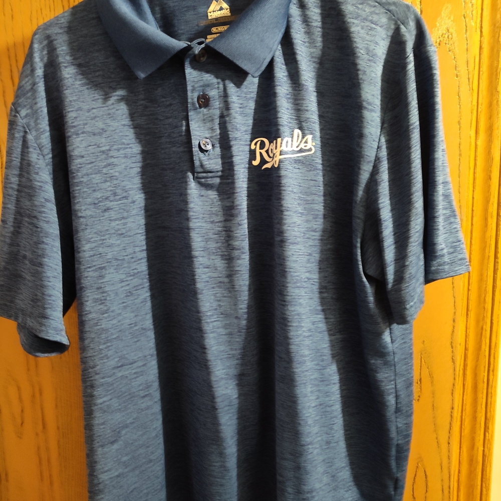 Majestic Navy Polo Shirt with Logo